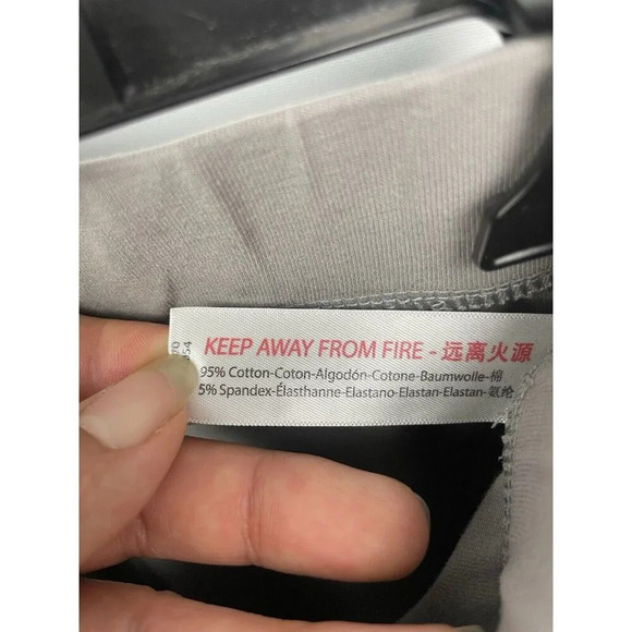 Intimately Free People Gray Cotton Blend Elastic Pull On Bermuda Shorts Sz M - Picture 5 of 5